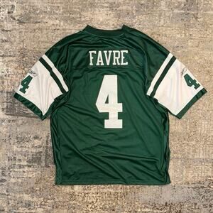 Reebok New York Jets Brett Favre NFL Jersey Size Mens XXL